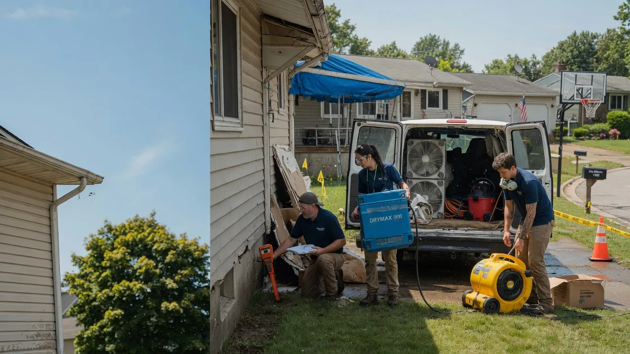 Ceiling Leak Cleanup in Hampton, NE near me